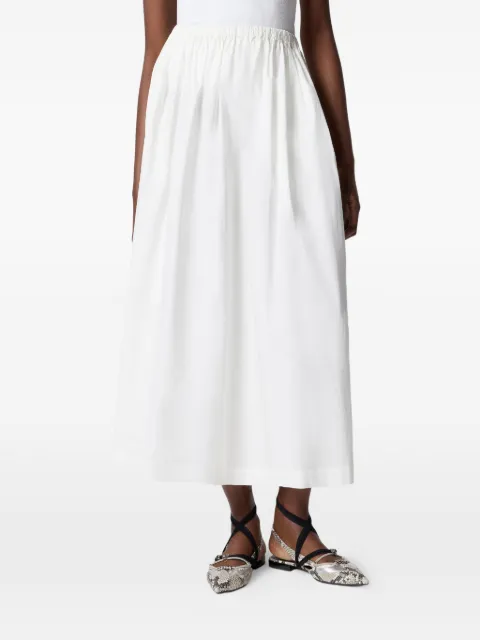 PINKO A-line cotton midi skirt