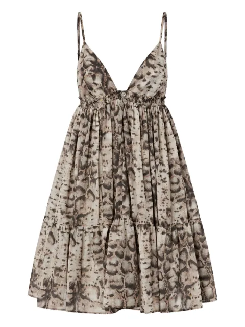 PINKO robe à imprimé animalier