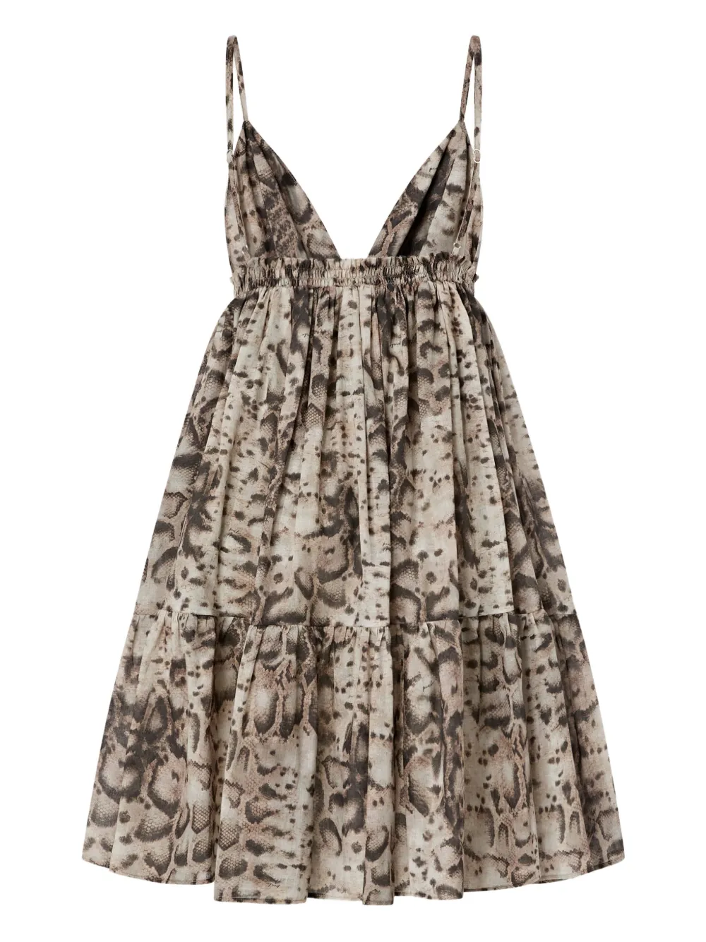 PINKO Adrano mini-jurk met dierenprint Beige