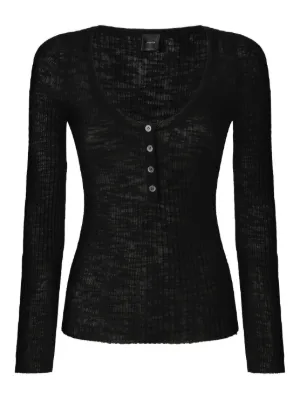 Velvet Ribbed Knit Top