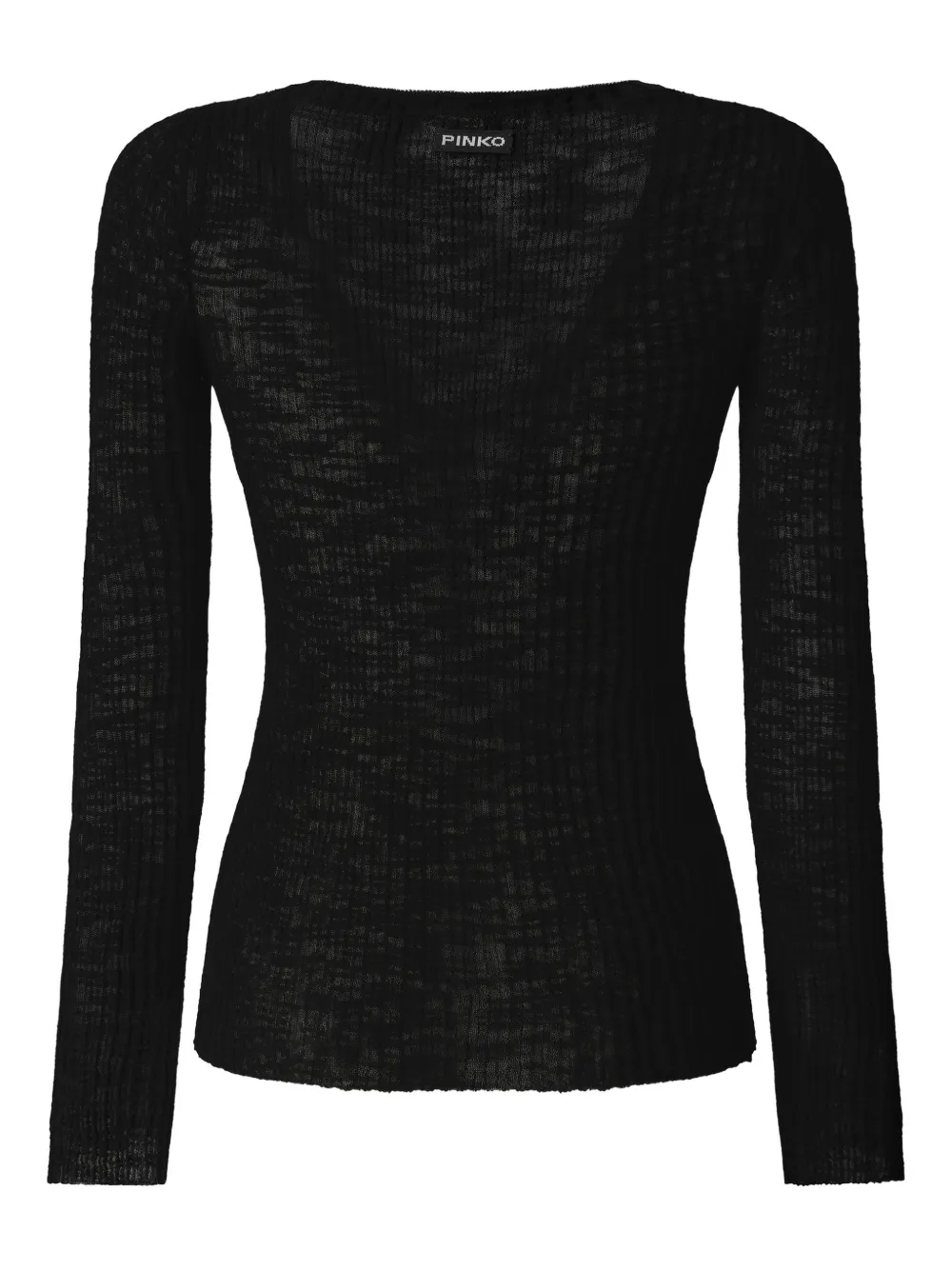 Ribbed Long-Sleeve Sweater