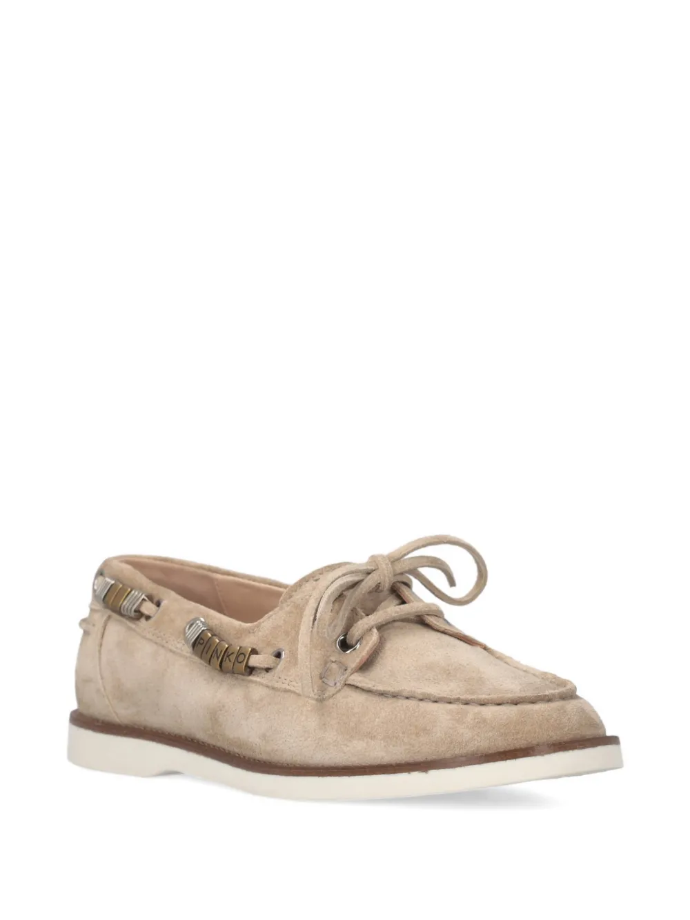 PINKO Suède loafers - Beige