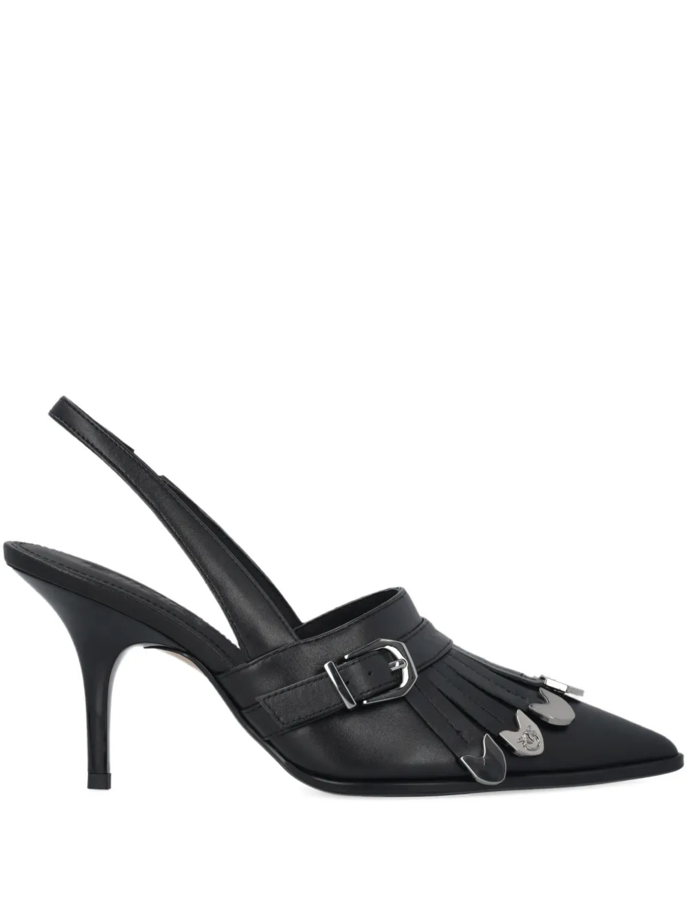 PINKO Pumps met gesp en franje Zwart