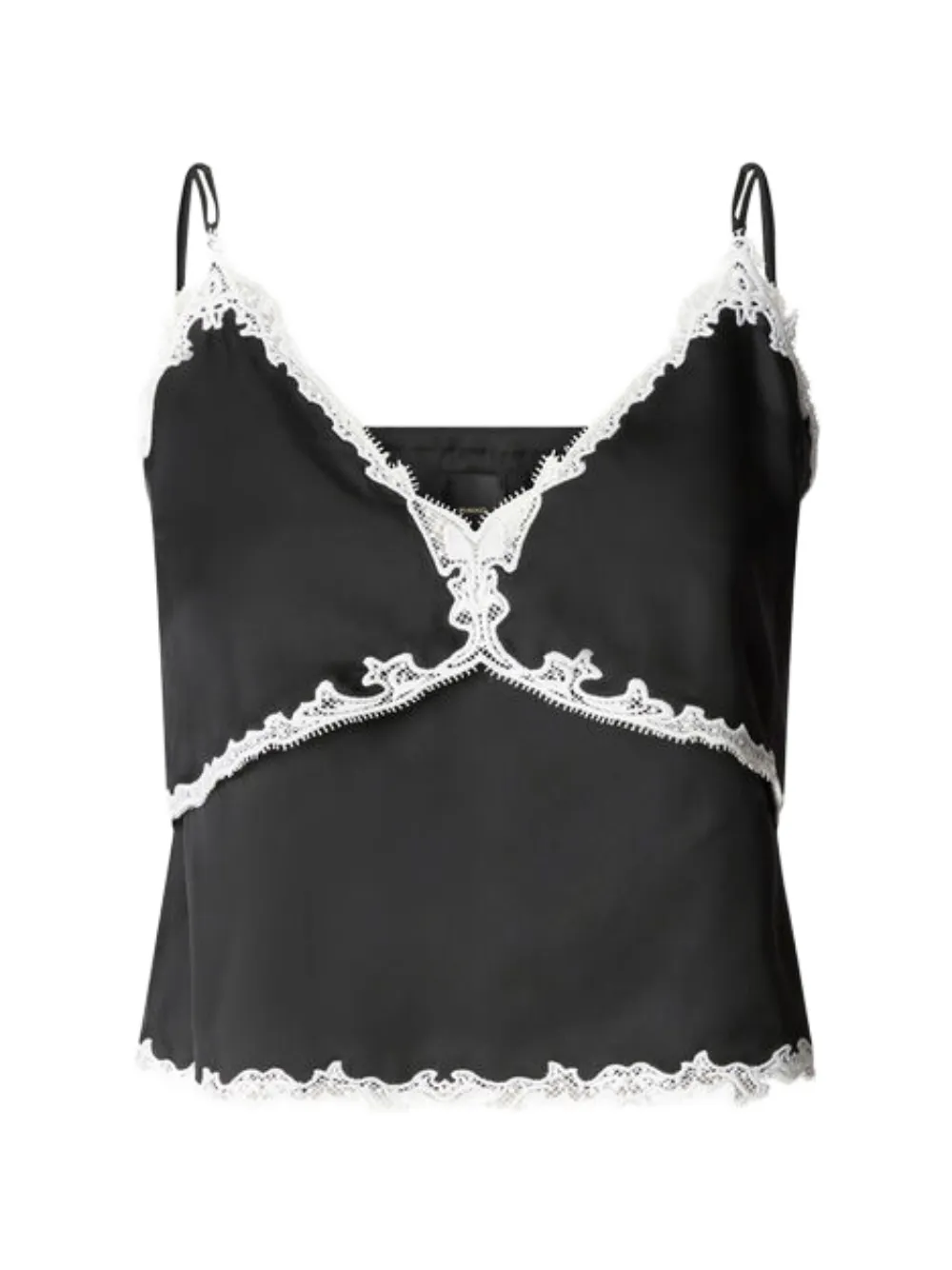 PINKO Canotta in pizzo - Nero