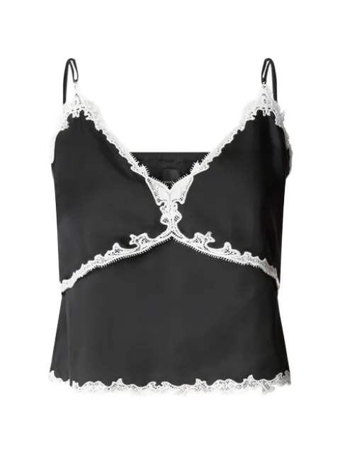PINKO top with lace inserts