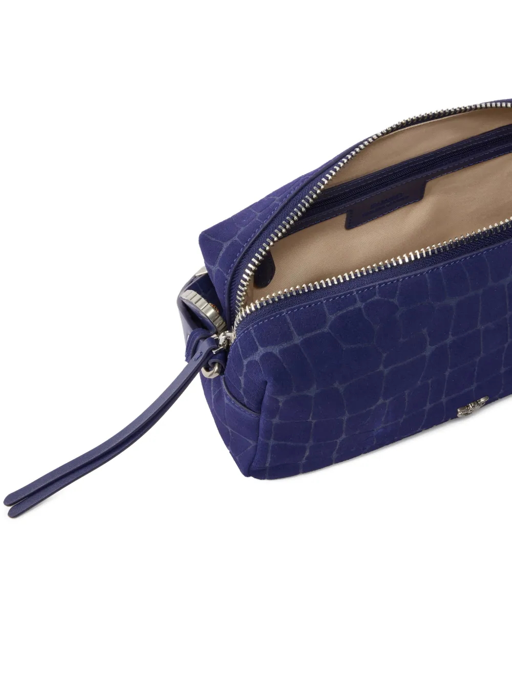 Embossed Logo Shoulder Bag