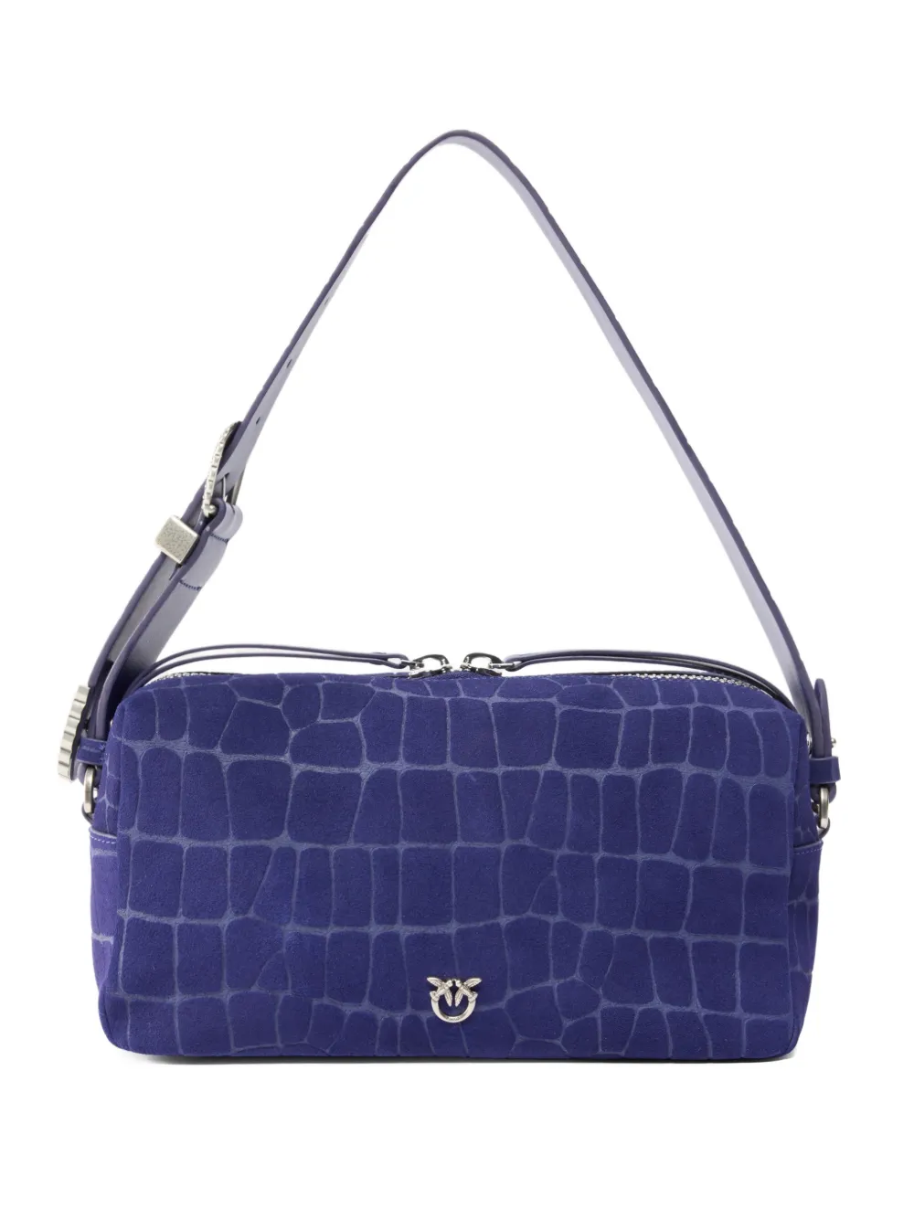 PINKO Borsa a spalla con logo goffrato - Blu