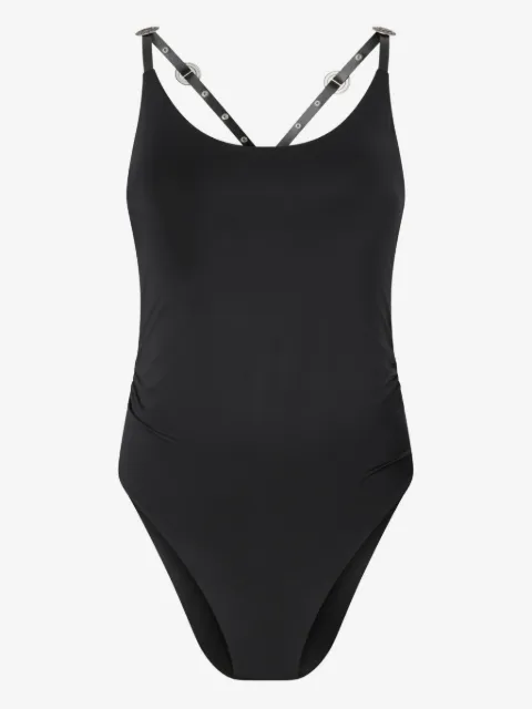 PINKO ring-detail strappy bodysuit