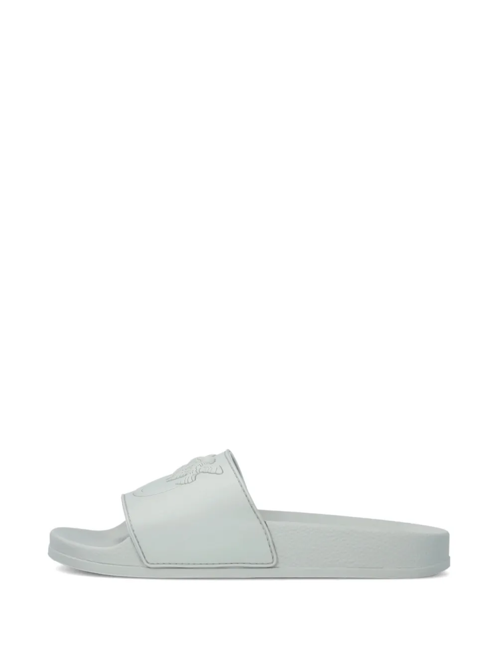 PINKO Slippers met logoplakkaat Groen