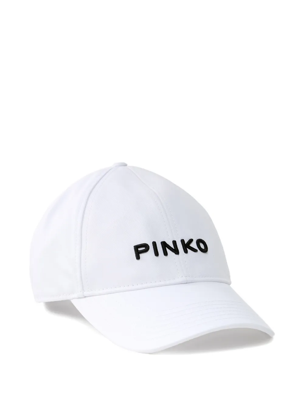 PINKO embroidered-logo baseball cap - Bianco