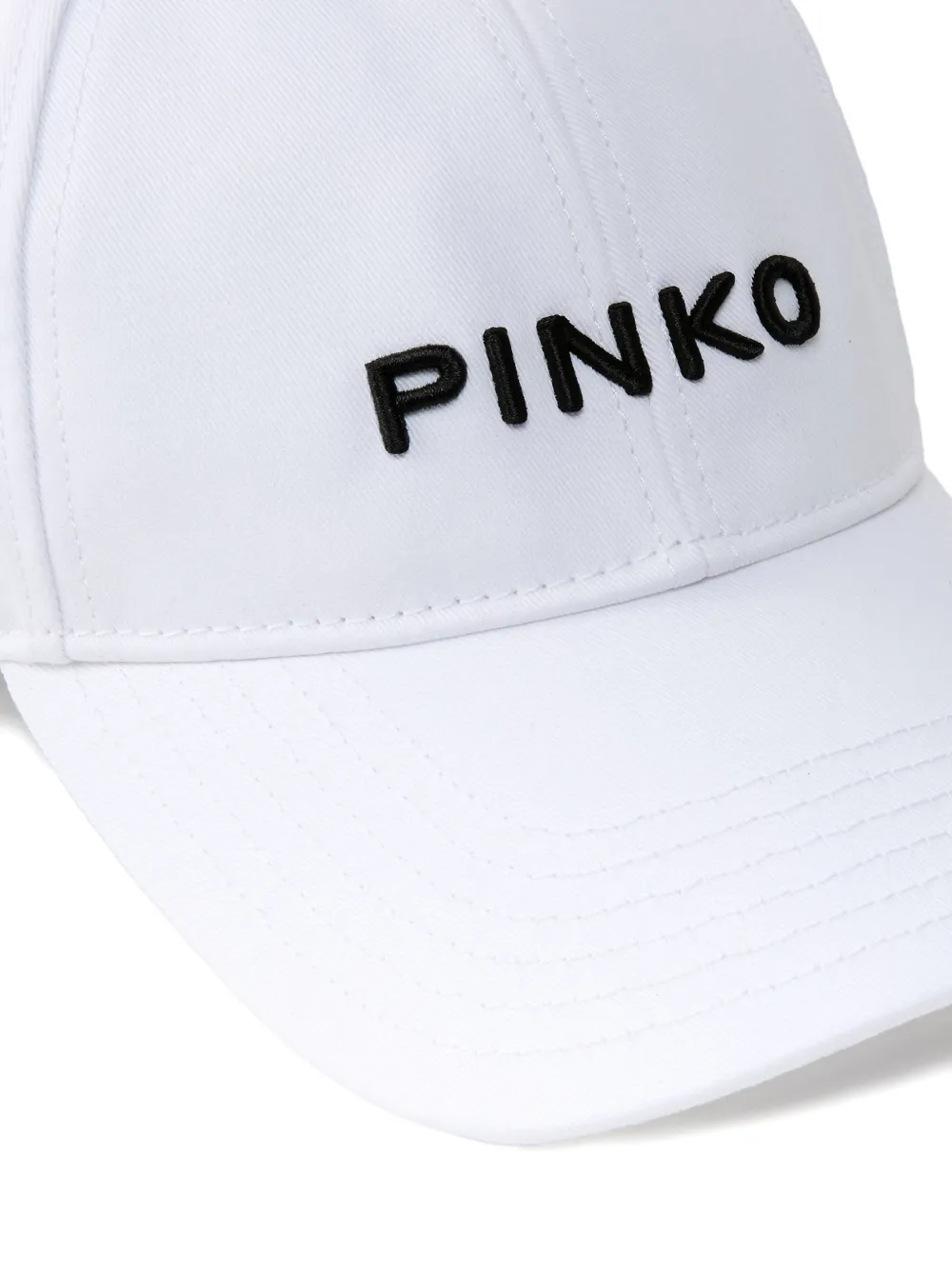 PINKO Pet met geborduurd logo Wit