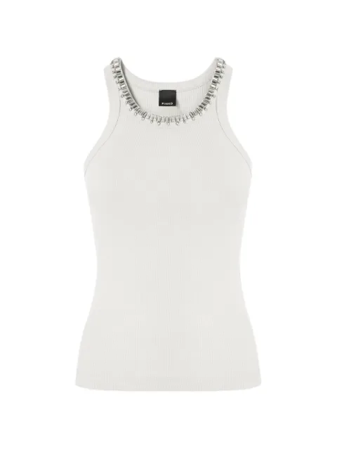 PINKO stud-embellished tank top