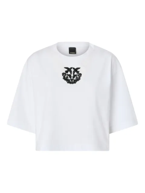 PINKO logo-detail short-sleeve T-shirt