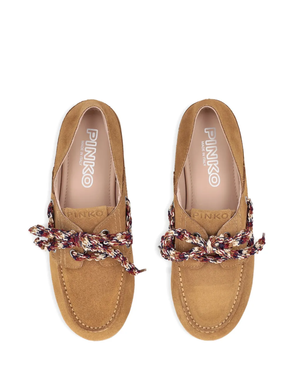 PINKO Loafers met gevlochten strik Bruin