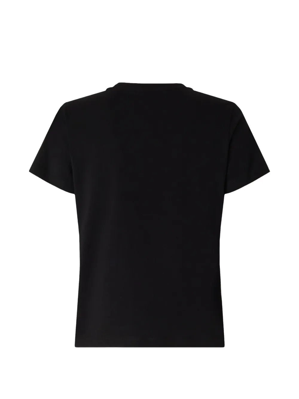 PINKO T-shirt met Love Birds borduurwerk Zwart