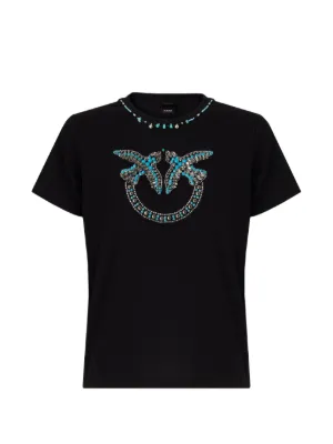 PINKO Playera Love Birds | Marrón | FARFETCH CL