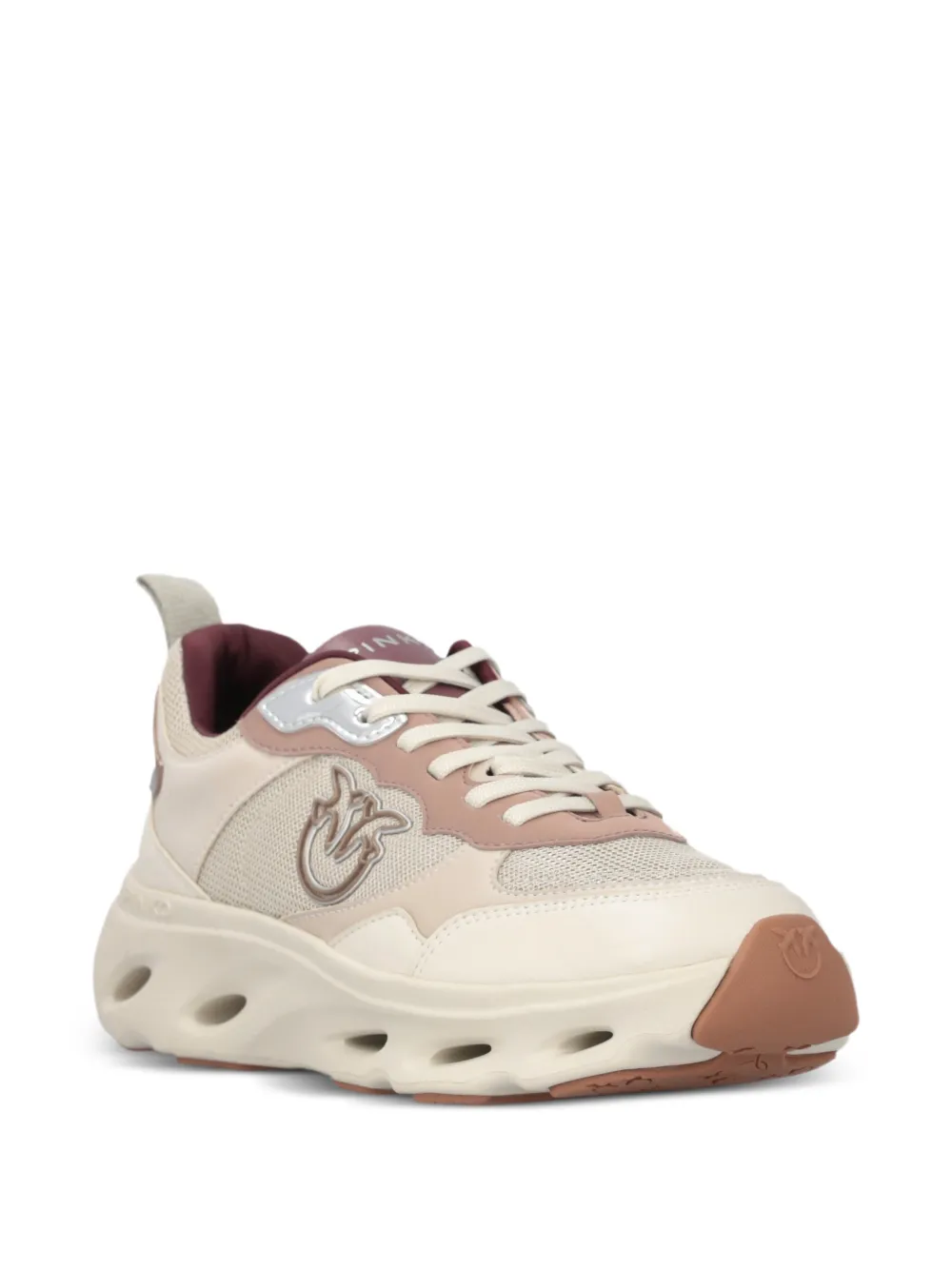 PINKO Sneakers met logo-applicatie - Beige