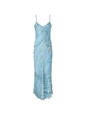 sachin and babi light blue dress Women Sequined Halter Neck Sleeveless Bodycon Mesh Mini Midi Dress Summer Sexy Club Party Evening Dresses Pink / XXL main image 0
