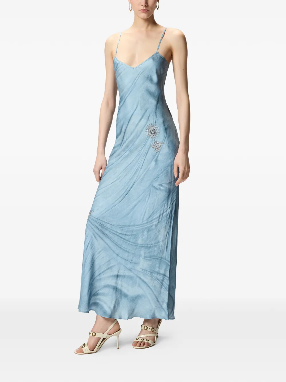 PINKO Verfraaide jurk Blauw