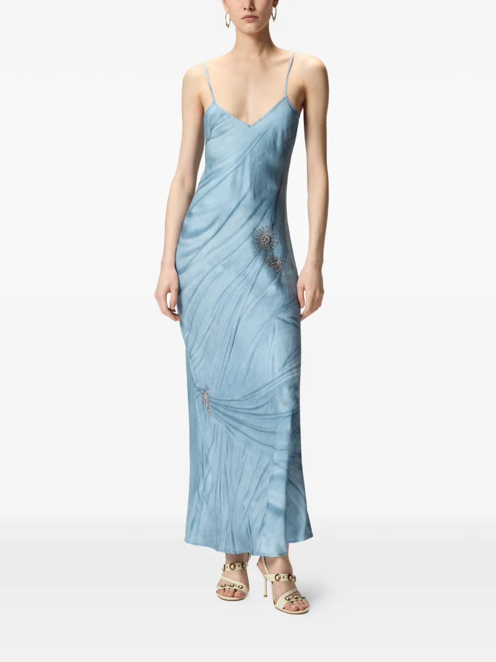 PINKO Verfraaide jurk Blauw
