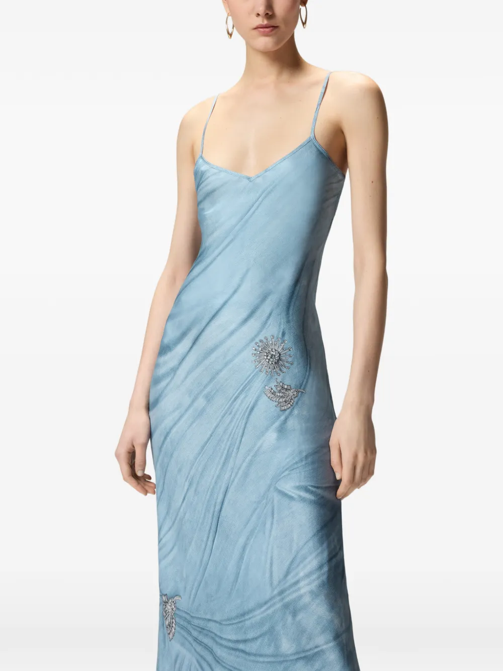 PINKO Verfraaide jurk Blauw