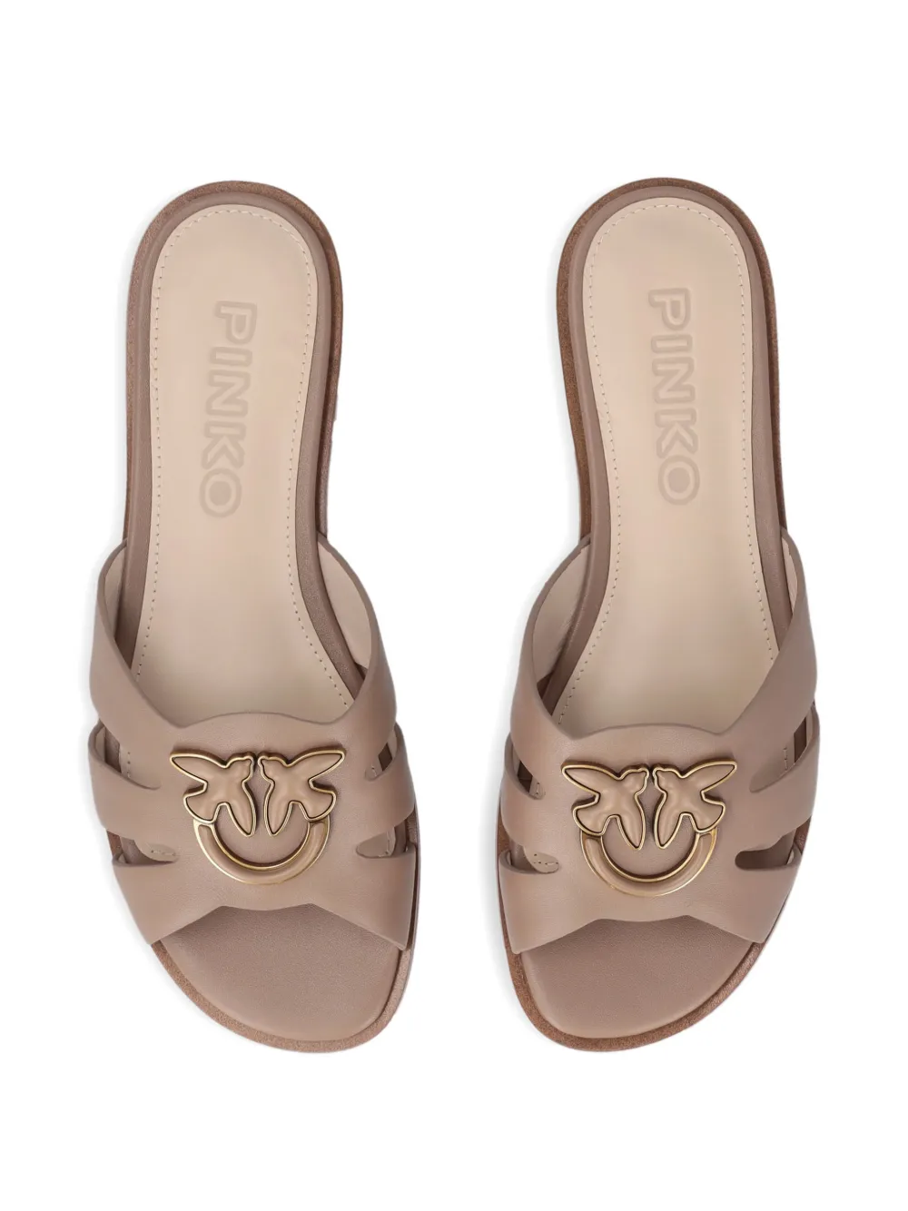 PINKO Love Birds sandalen Beige