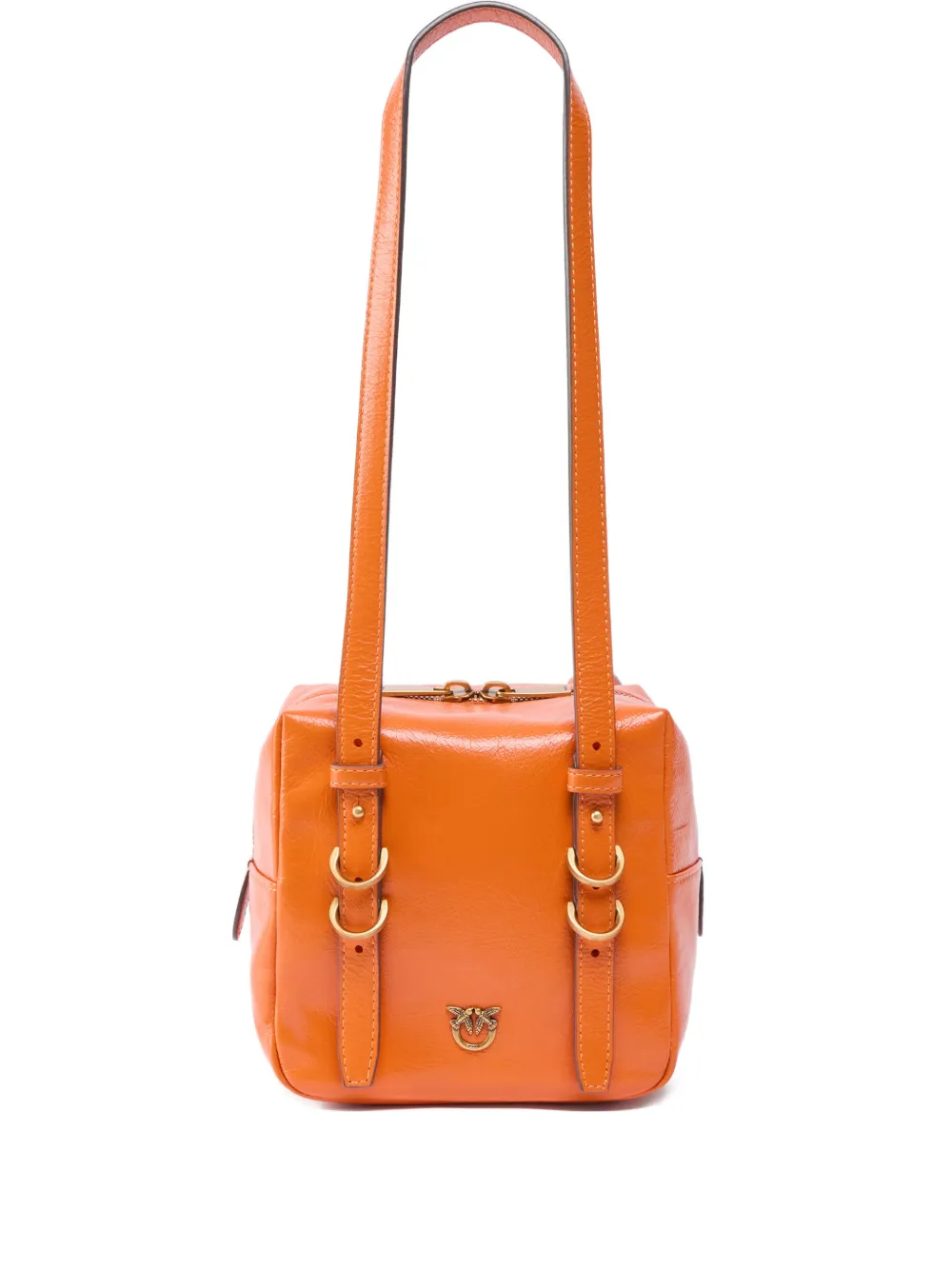 PINKO Borsa a spalla con anello - Arancione