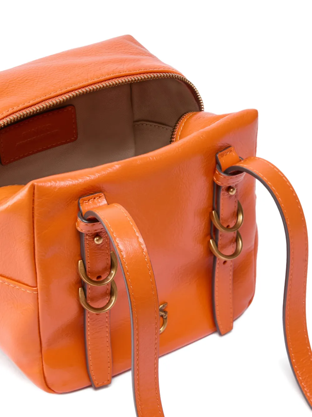 PINKO Schoudertas met ring-detail Oranje