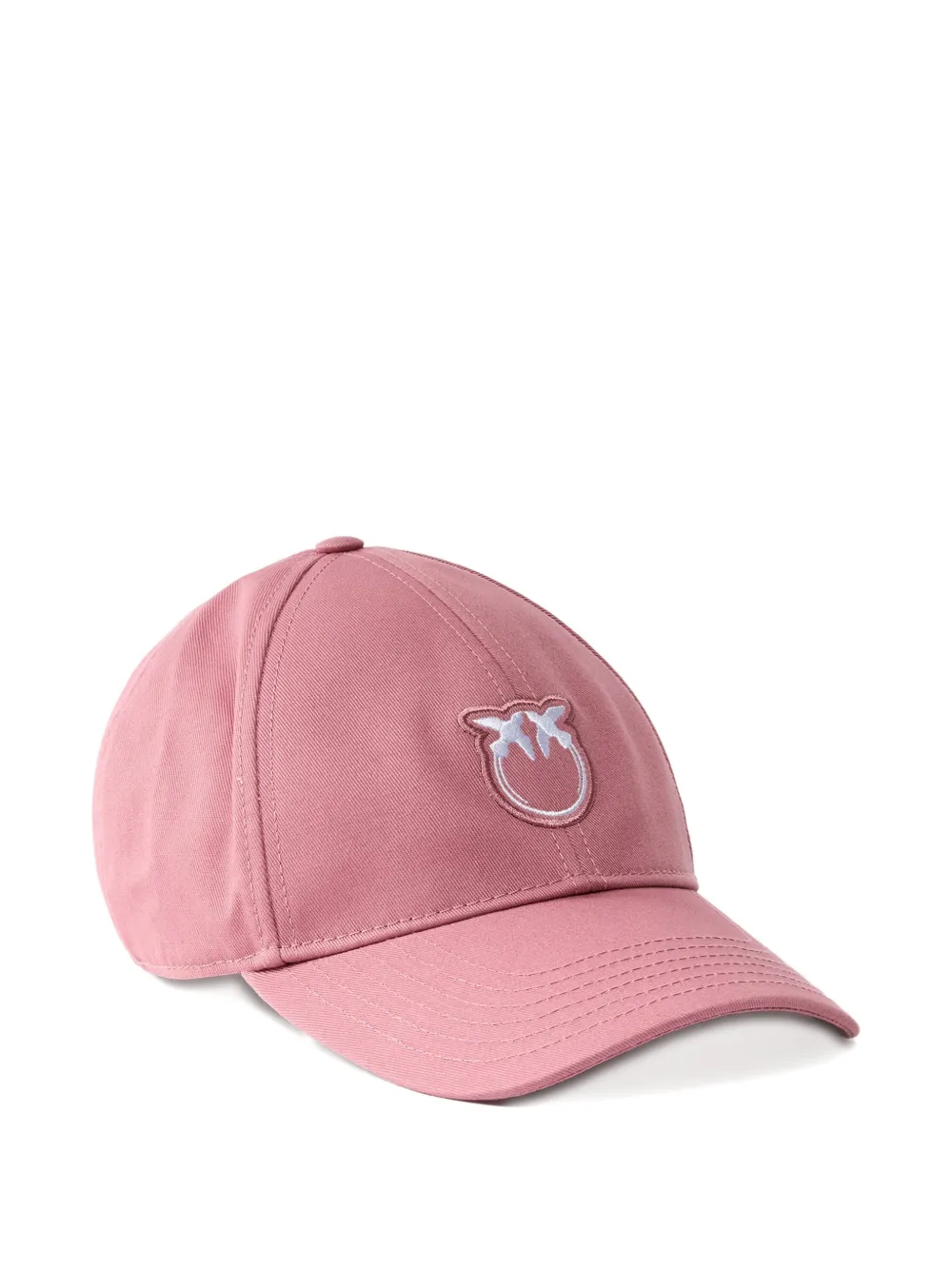PINKO Love Birds-embroidered baseball cap - Rosa