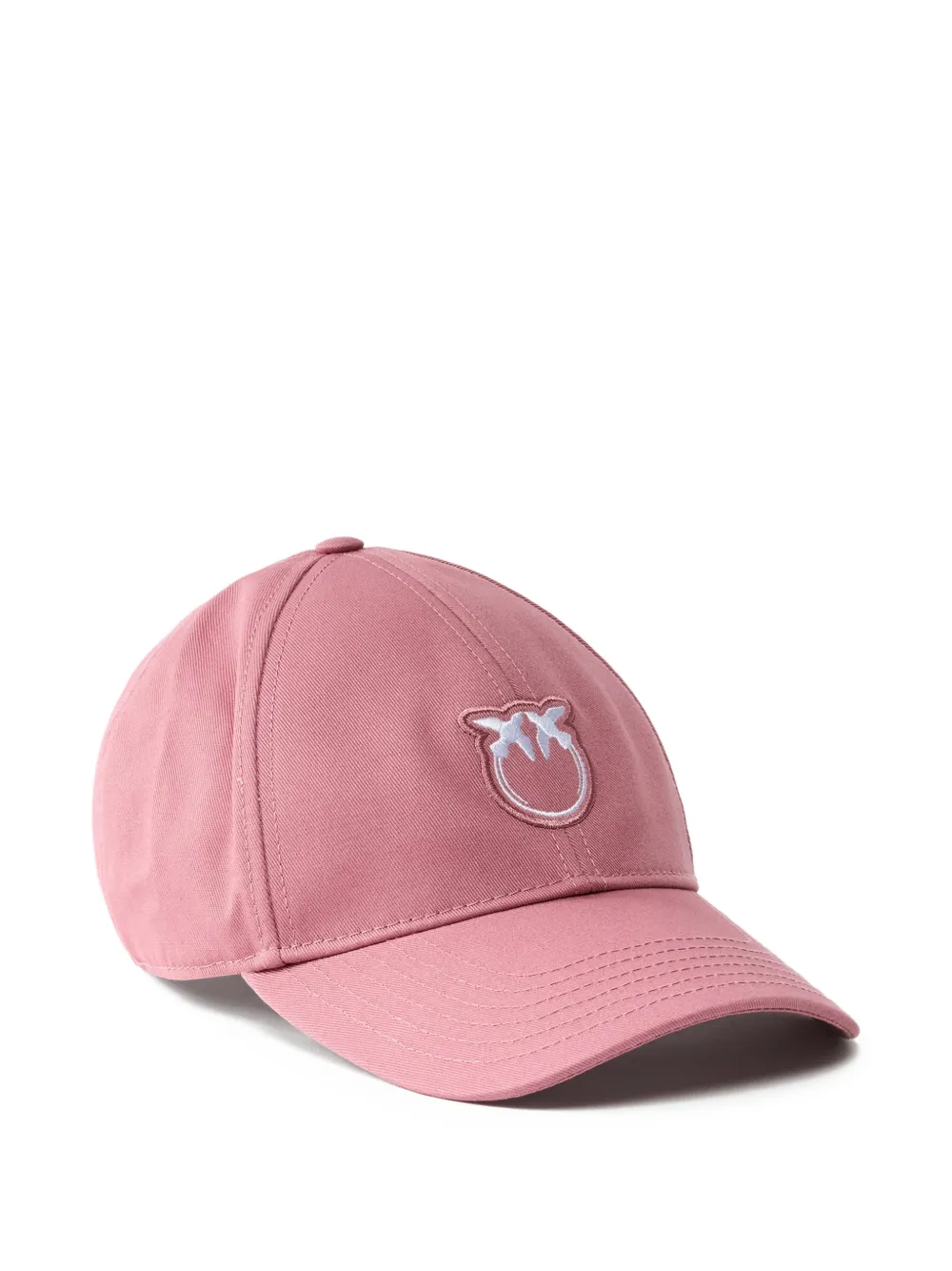 PINKO Love Birds-embroidered baseball cap - Rosa