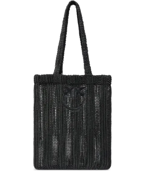 PINKO bolso shopper con bordado Love Birds