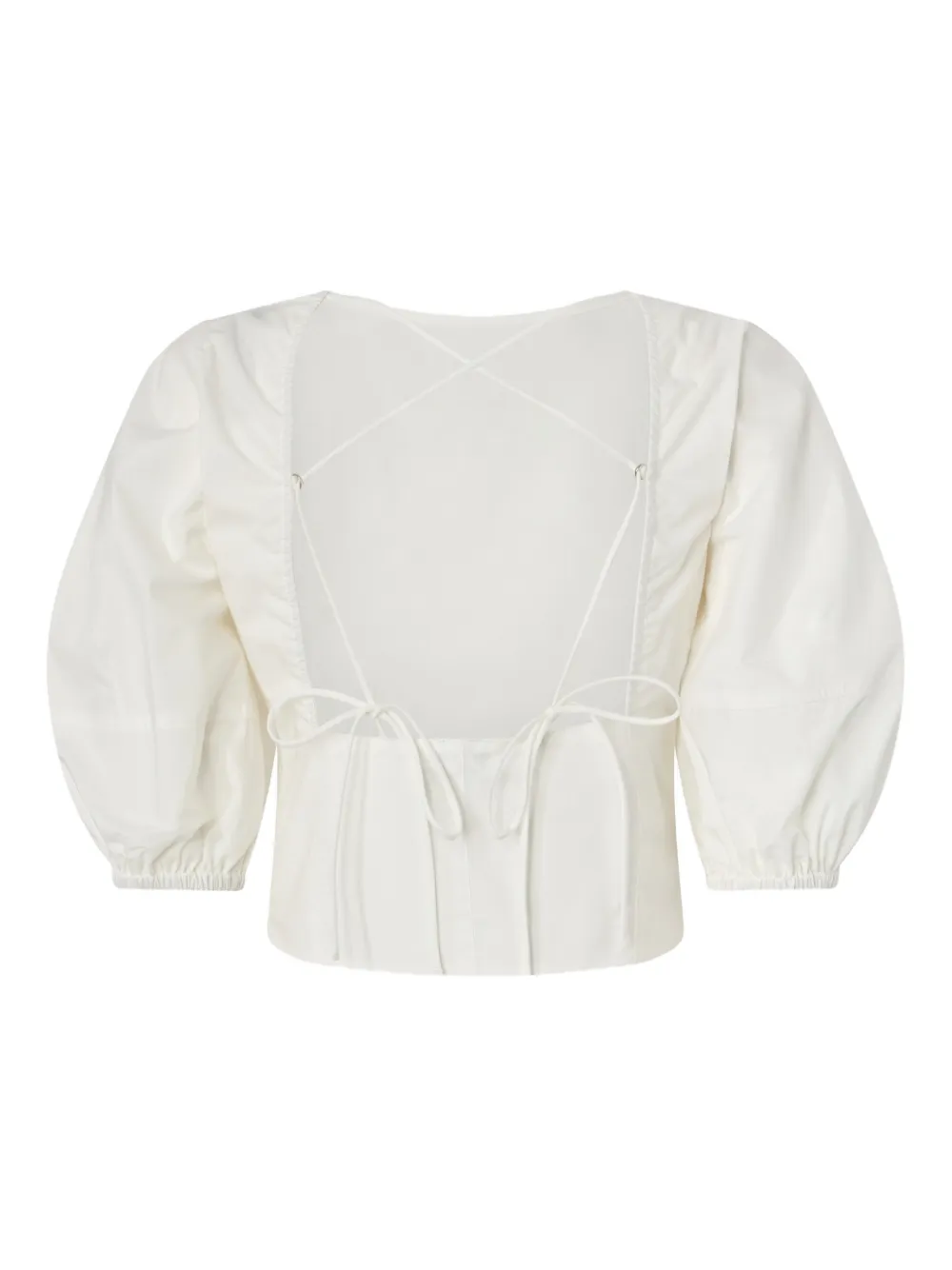 PINKO Shirt met pofmouwen Wit