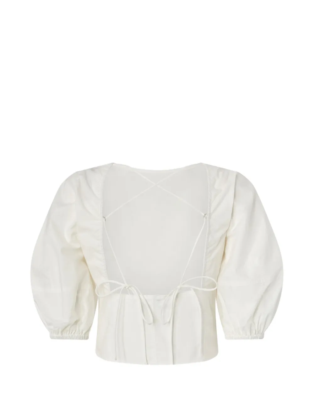 PINKO Shirt met pofmouwen Wit