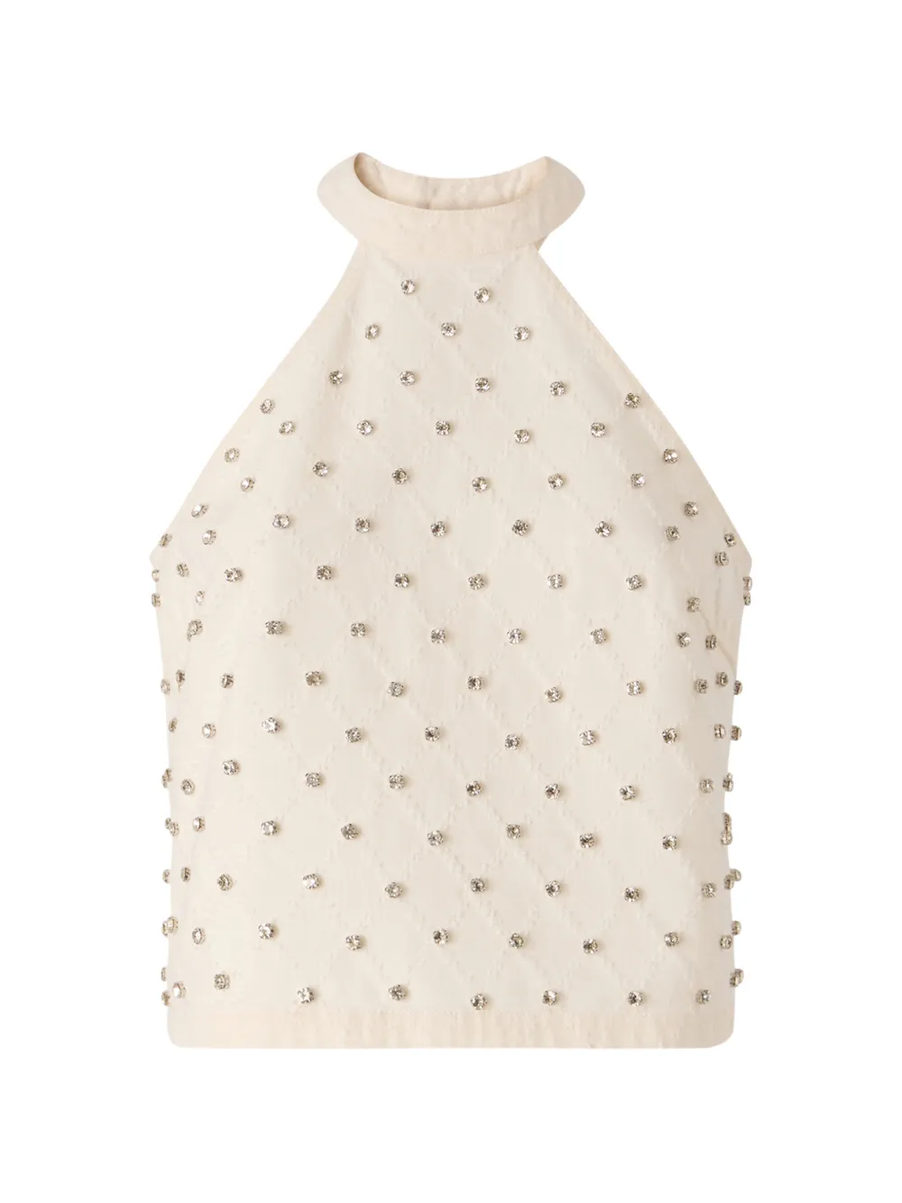 PINKO embellished top - Nude