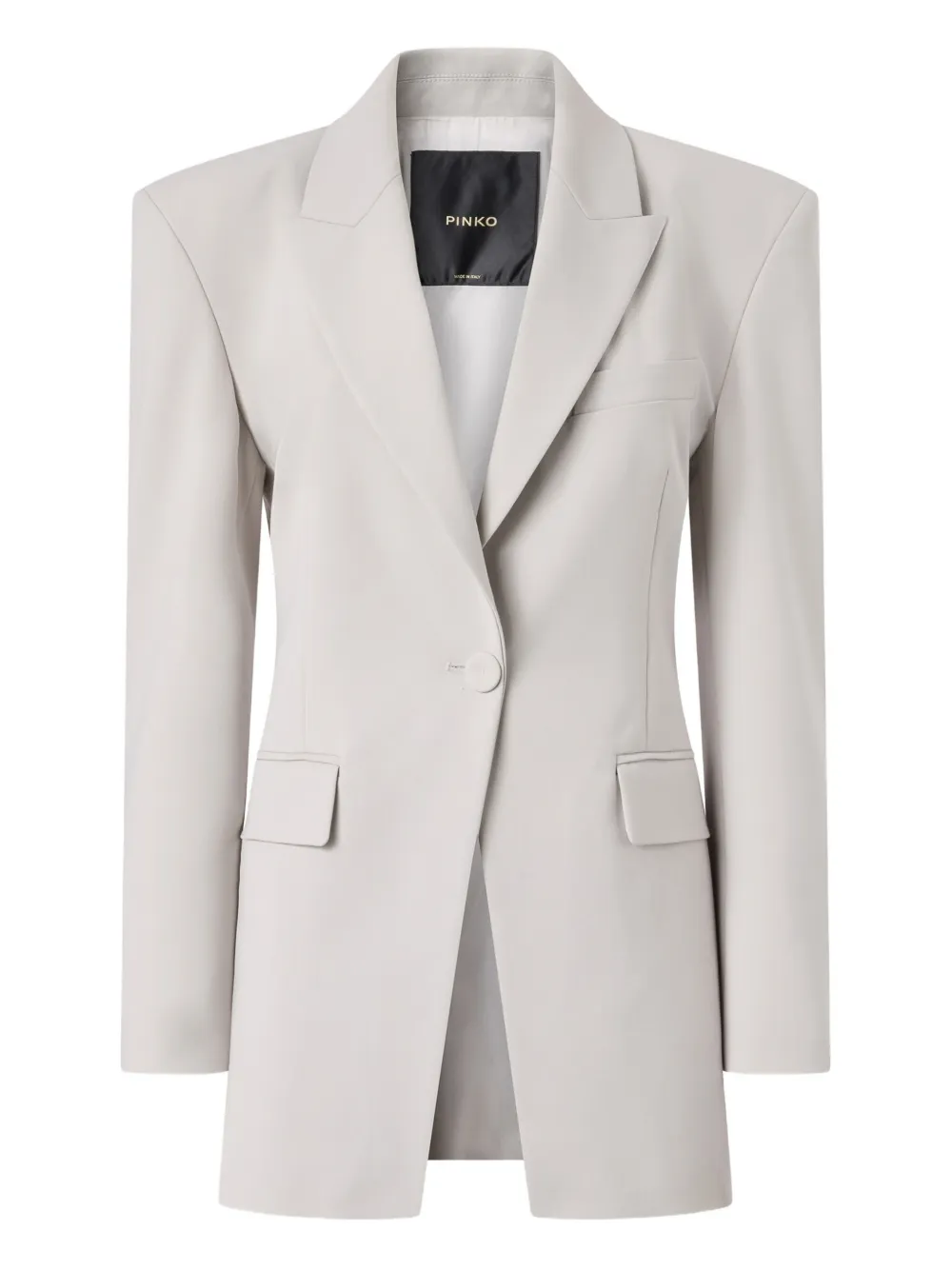 PINKO Piumino con bottoni - Grigio