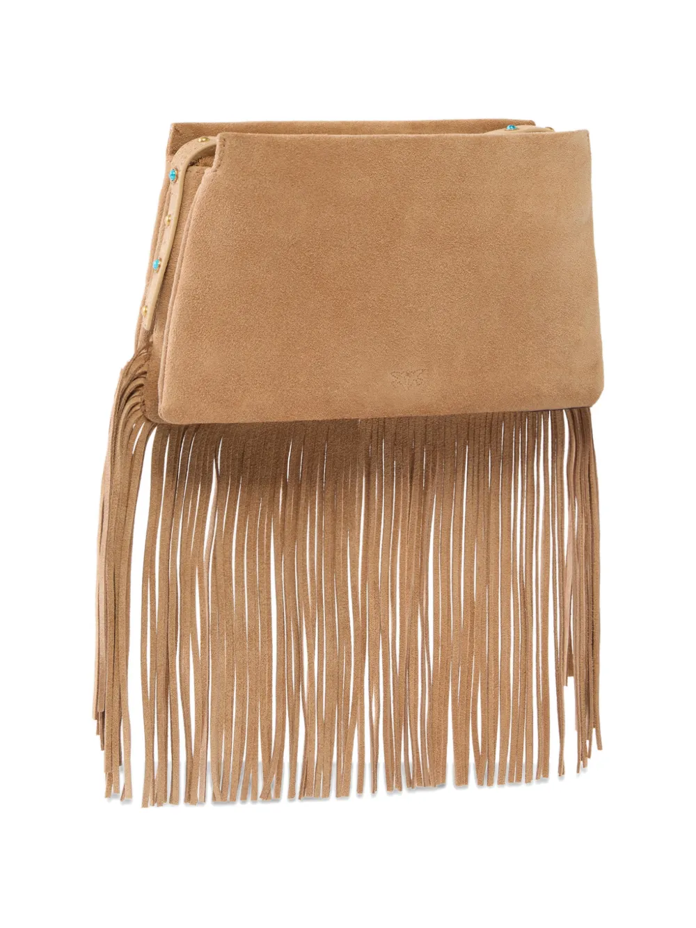 PINKO OneTwoThree kleine crossbodytas Beige