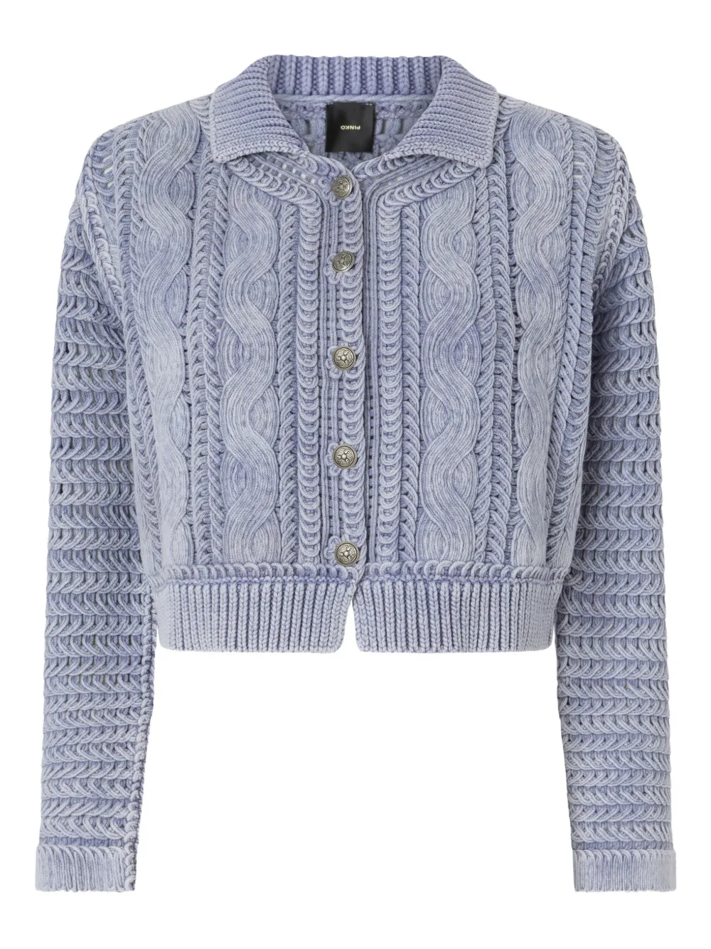 PINKO Cardigan a trecce con bottoni - Blu