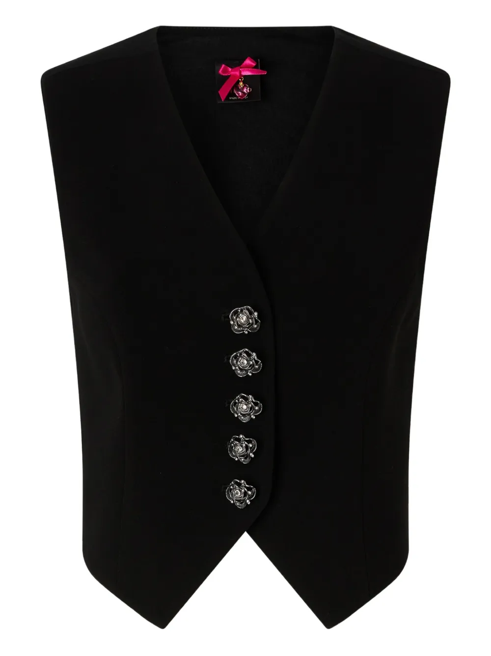 PINKO buttoned waistcoat - Black