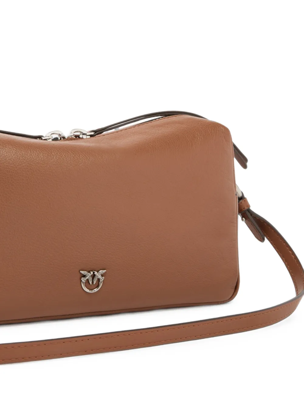 PINKO Schoudertas met logoplakkaat Bruin