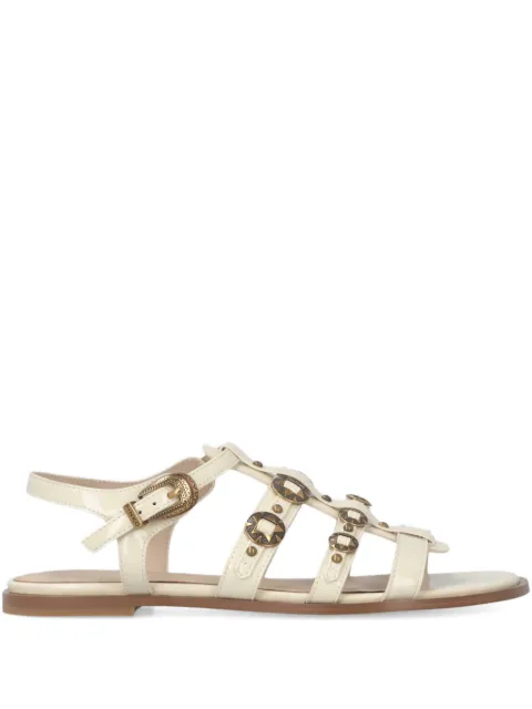 PINKO 버클 멀티 스트랩 샌들