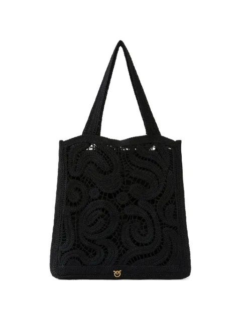 PINKO tote mediana de crochet 