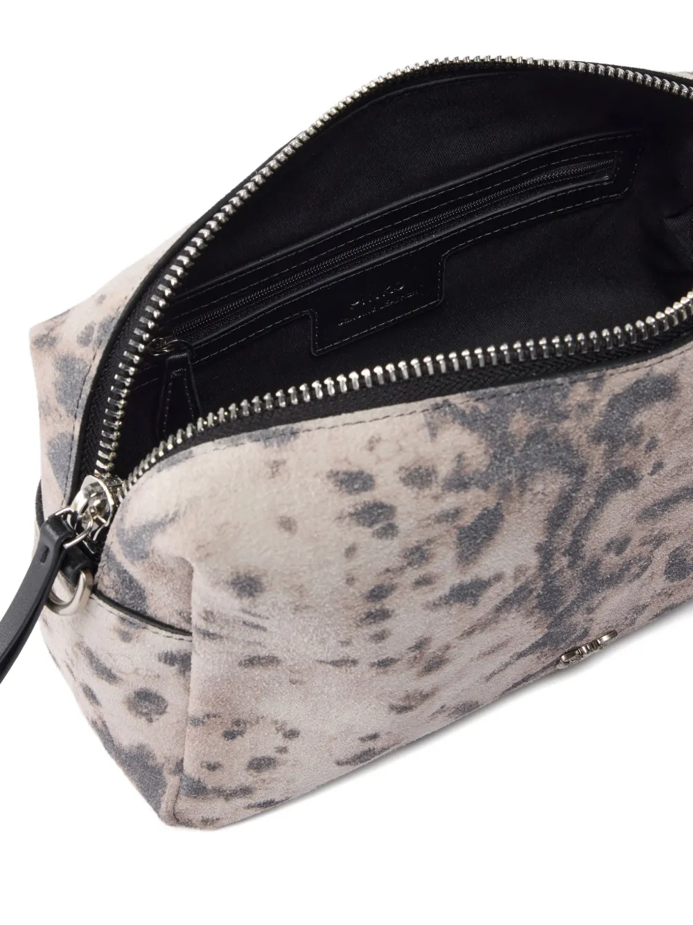 PINKO Medium schoudertas met pythonprint Beige