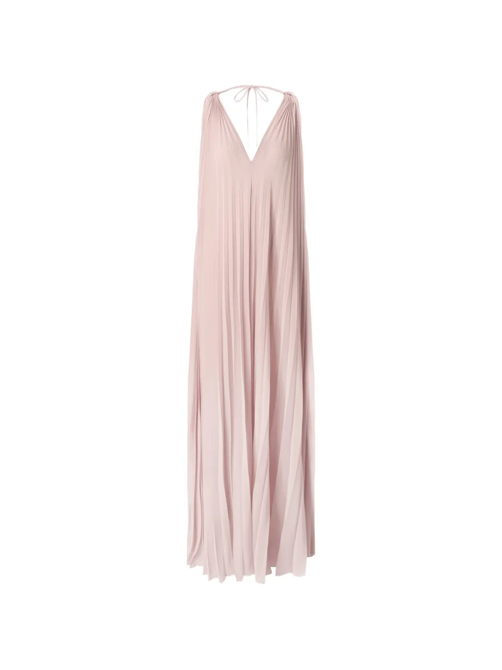 PINKO pleated halterneck maxi dress