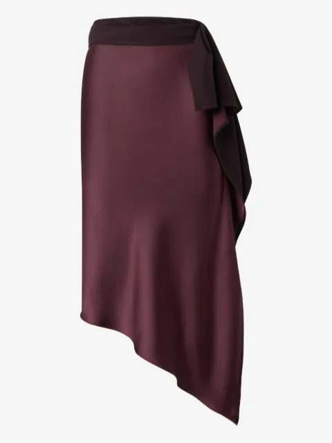 PINKO draped-detail asymmetrical skirt