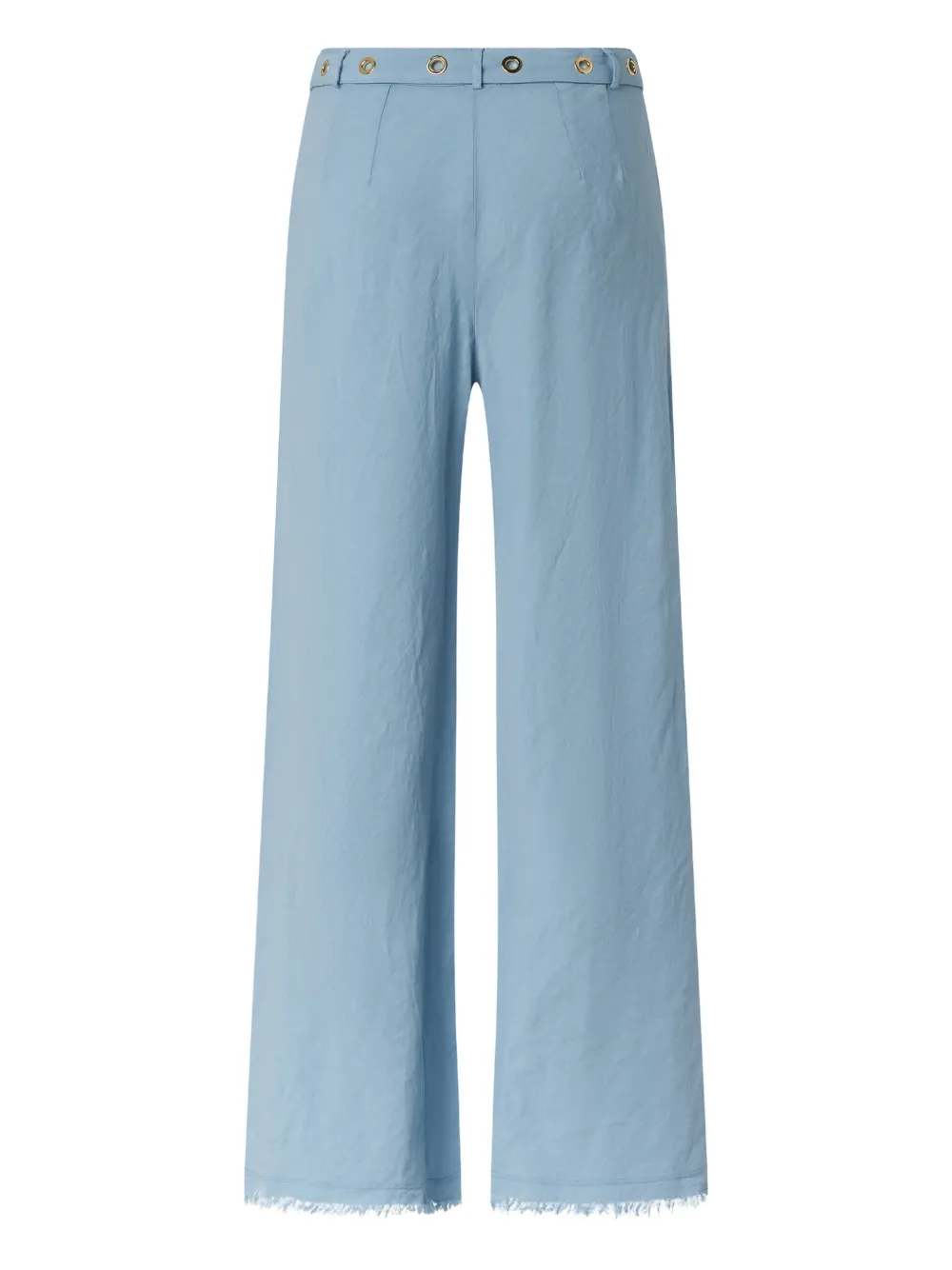 PINKO Broek van linnenblend met ceintuur Blauw