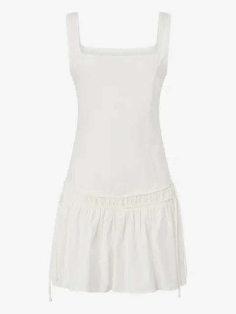 PINKO short dress with gathering and drawstring