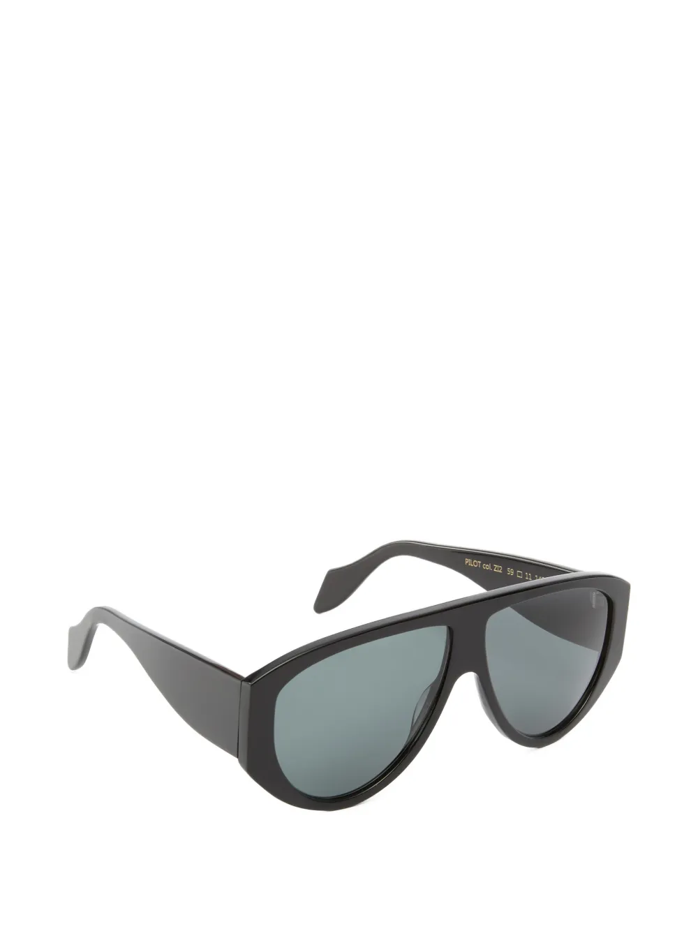 PINKO Pilot zonnebril met logodetail Zwart