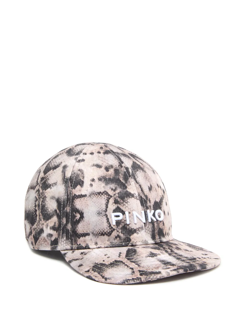 PINKO animal-print baseball cap - Toni neutri