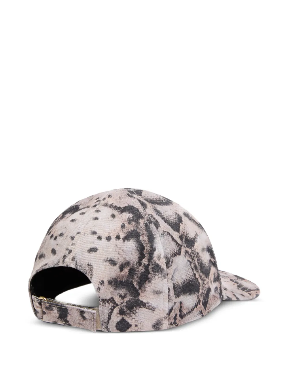 PINKO animal-print baseball cap - Beige