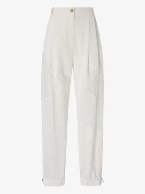 PINKO pantalones con panel de encaje